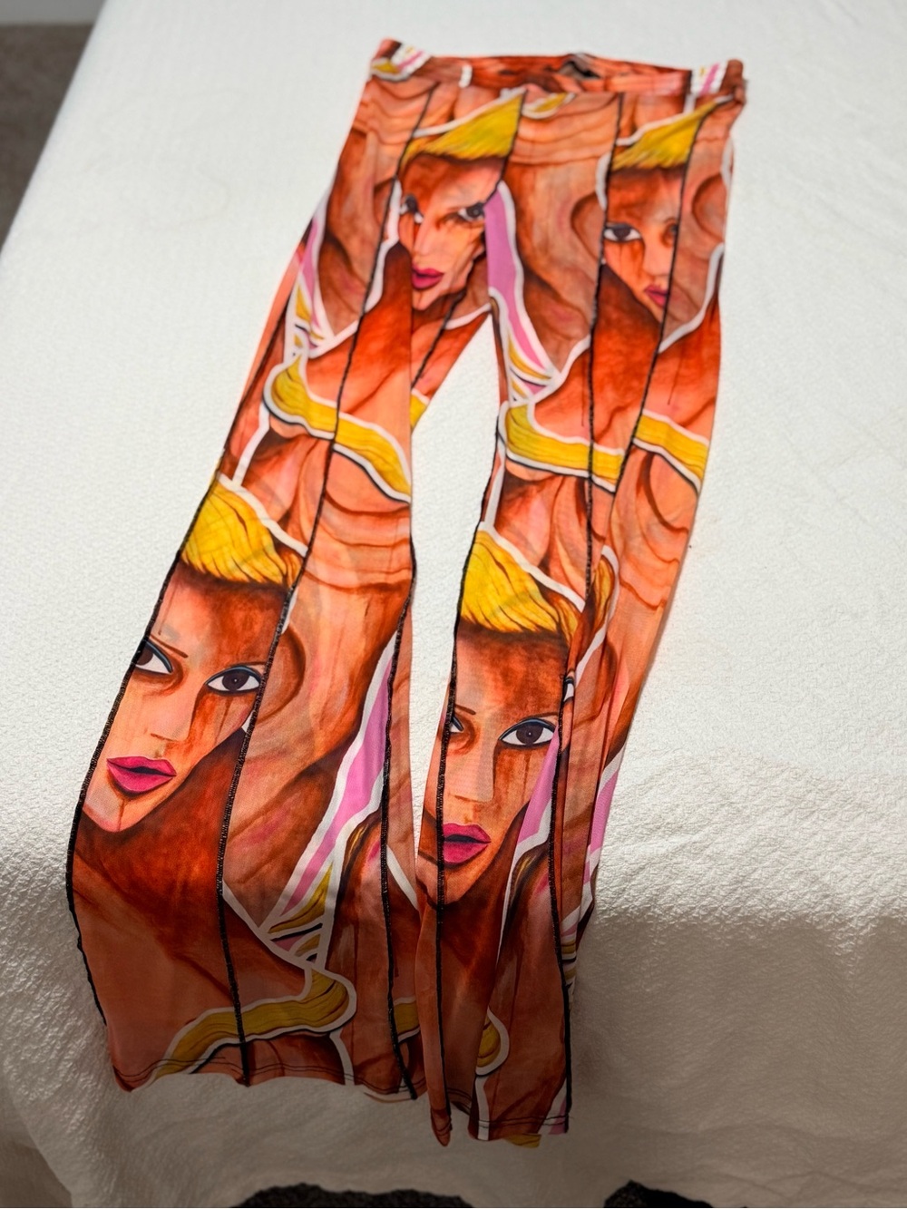 Patrick church sheer pants -
